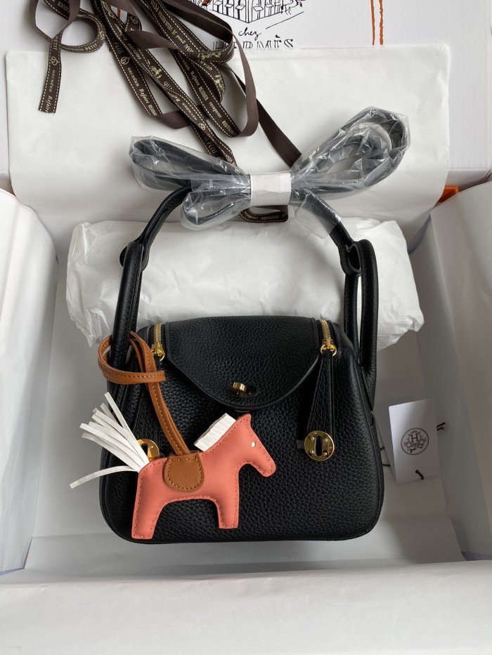 Mini Lindy Clemence Leather“19*13*9.5CM”-0521=