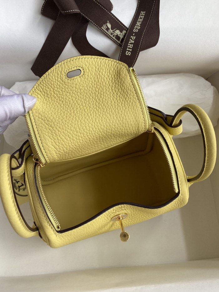 Mini Lindy Clemence Leather“19*13*9.5CM”-0521=