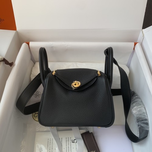 Mini Lindy Togo Leather“19*13*9.5CM”-0521=