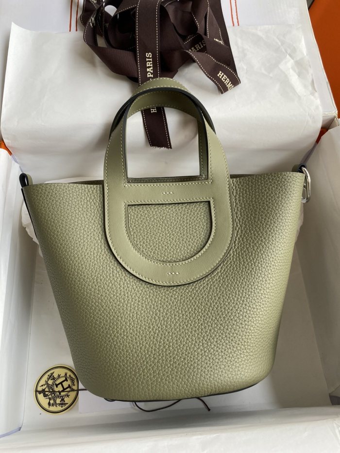 Hermes In-The-Loop 18 Clemence Leather“19.5*18*12CM”-0221=