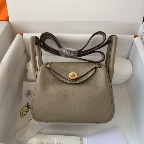 Mini Lindy Togo Leather“19*13*9.5CM”-0521=