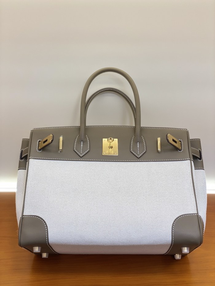 Birkin 25 Swift-Canvas“25*20*13CM”-0131=