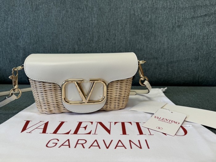 LOCò VLOGO Raffia Shoulder Bag“21.5*10*6CM”-036=