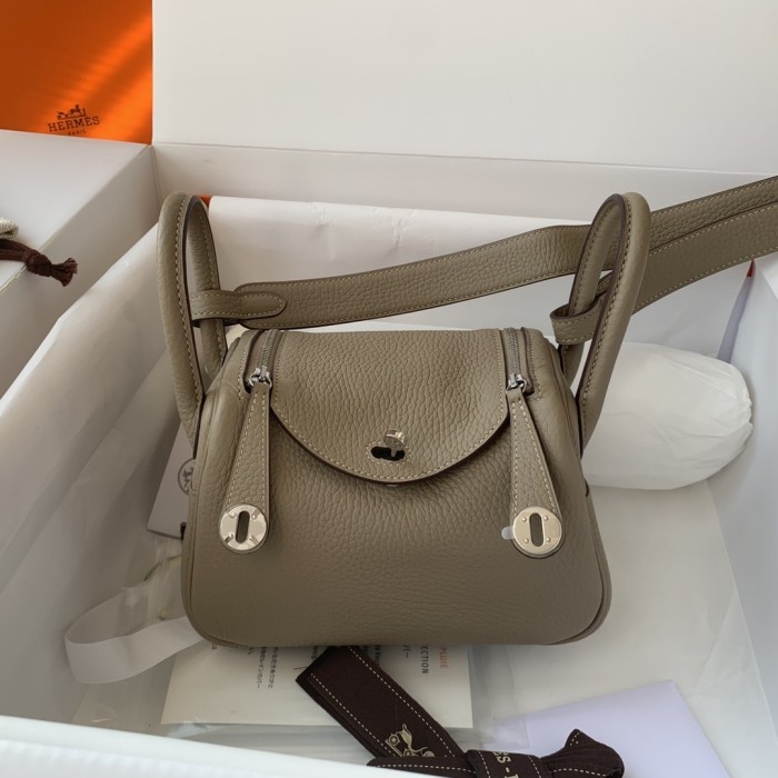 Mini Lindy Togo Leather“19*13*9.5CM”-0521=