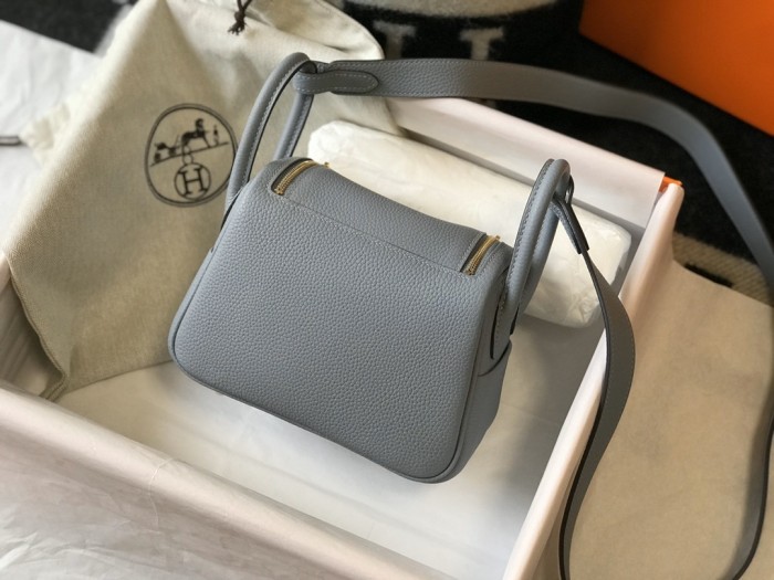 Mini Lindy Togo Leather“19*13*9.5CM”-0521=