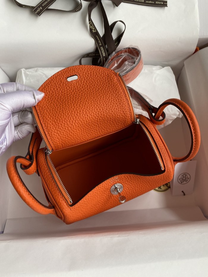 Mini Lindy Clemence Leather“19*13*9.5CM”-0521=