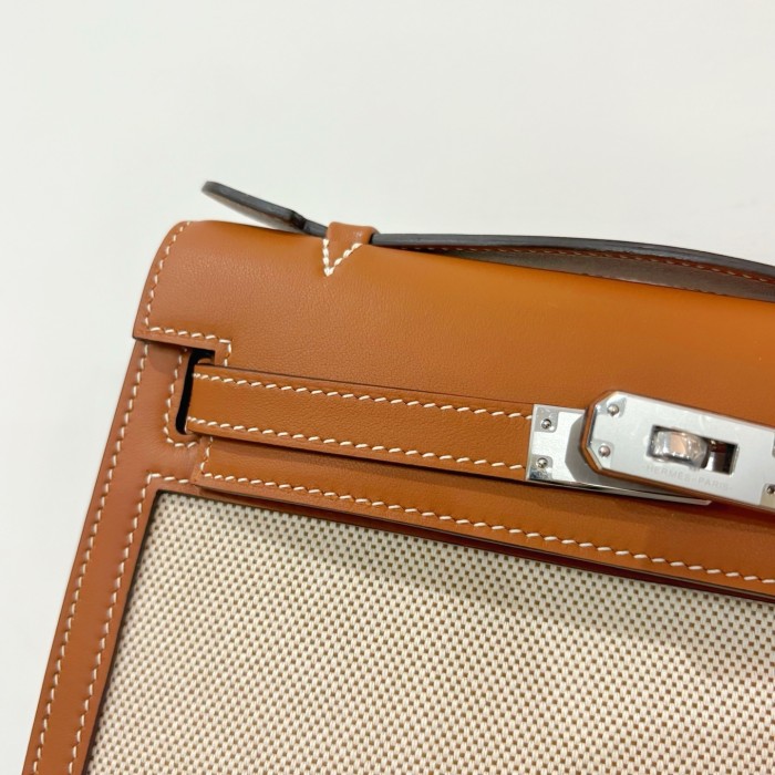 Mini Kelly“22*13*7CM”Swift-Canvas -0531=