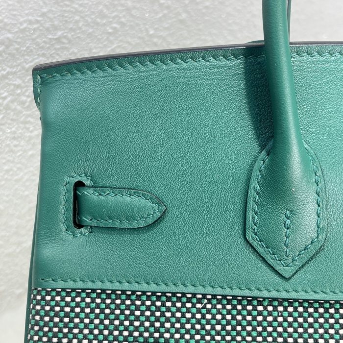 Birkin 25 Swift-Canvas“25*20*13CM”-0131=