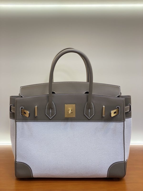 Birkin 25 Swift-Canvas“25*20*13CM”-0131=