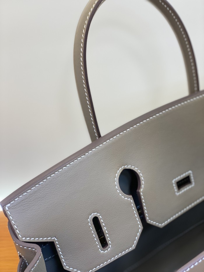 Birkin 25 Swift-Canvas“25*20*13CM”-0131=