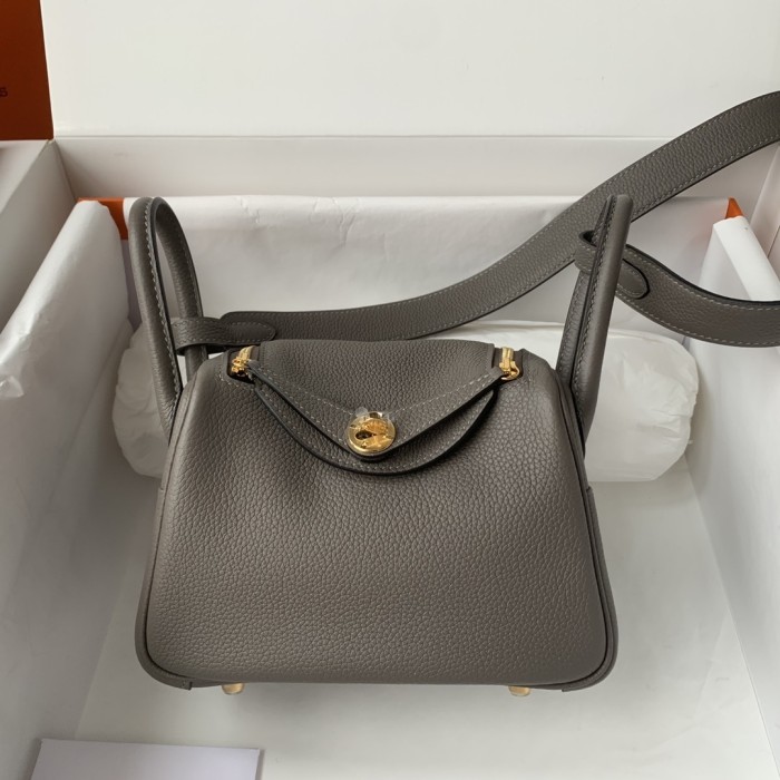 Mini Lindy Togo Leather“19*13*9.5CM”-0521=