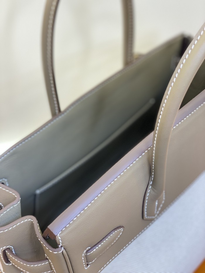 Birkin 25 Swift-Canvas“25*20*13CM”-0131=