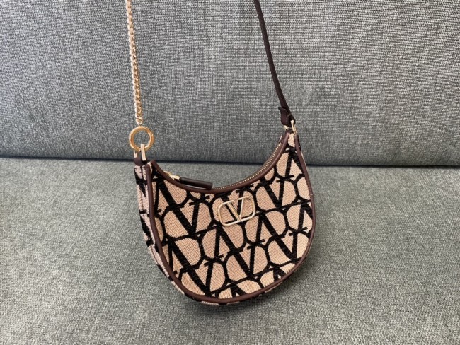Vlogo Signature Toile Iconographe Shoulder Bag“20*12*4CM”-035=