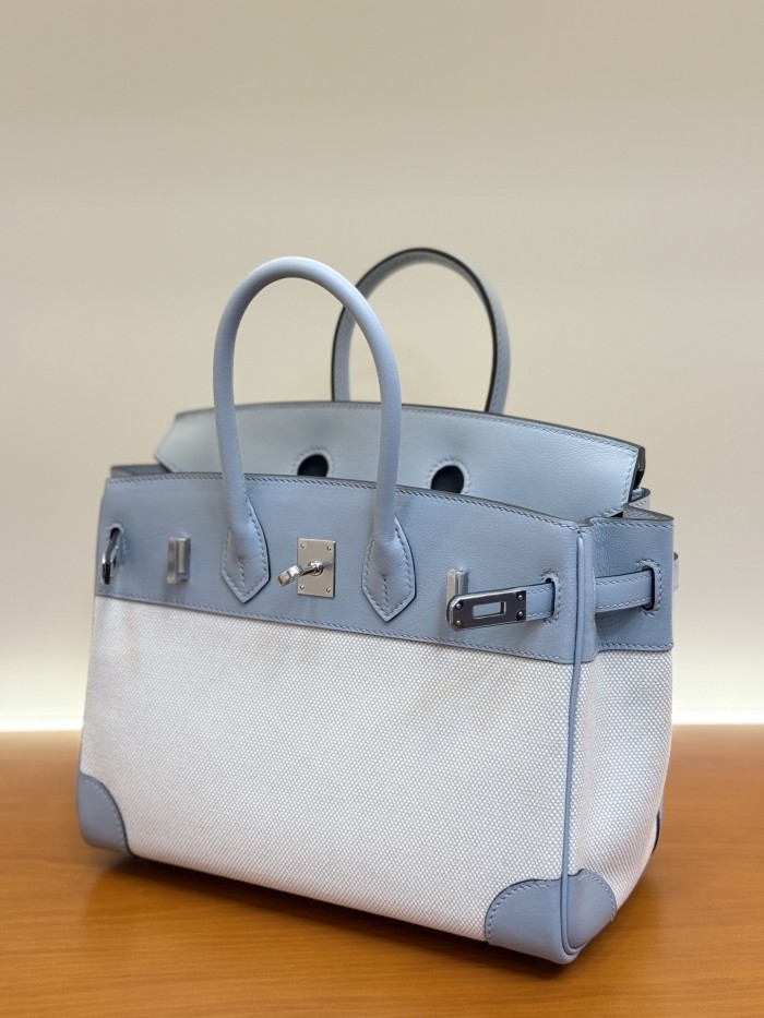 Birkin 25 Swift-Canvas“25*20*13CM”-0131=