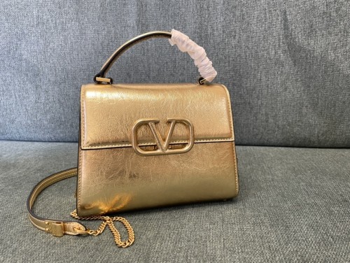 Vsling Handbag In Metallic Karung“22*16*9CM”-007=