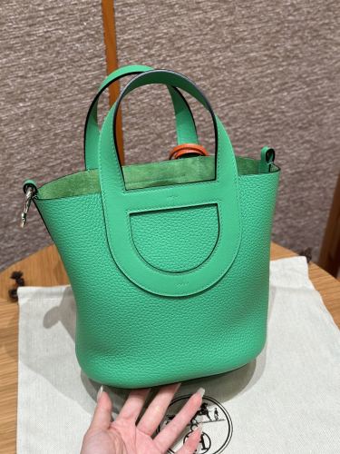 Hermes In-The-Loop 18 Clemence Leather“19.5*18*12CM”-0221=