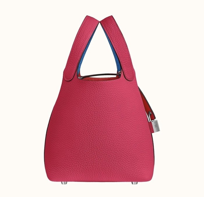 Picotin Lock 18 Clemence Leather Bag“18*18*13CM”-0021=