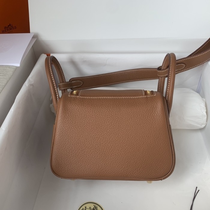 Mini Lindy Togo Leather“19*13*9.5CM”-0521=