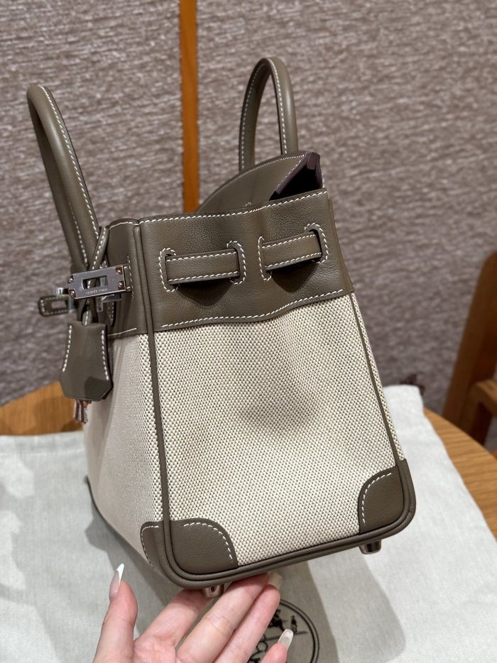 Birkin 25 Swift-Canvas“25*20*13CM”-0131=