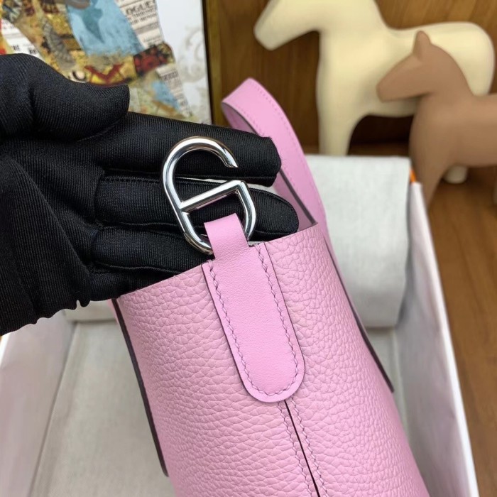 Hermes In-The-Loop 18 Clemence Leather“19.5*18*12CM”-0221=