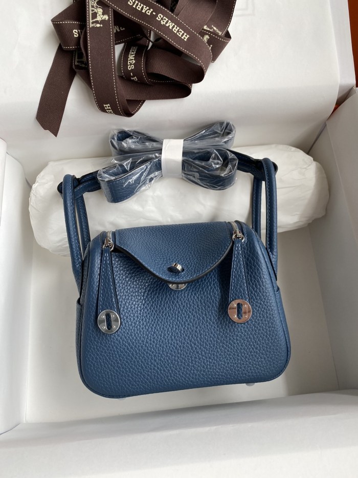 Mini Lindy Clemence Leather“19*13*9.5CM”-0521=