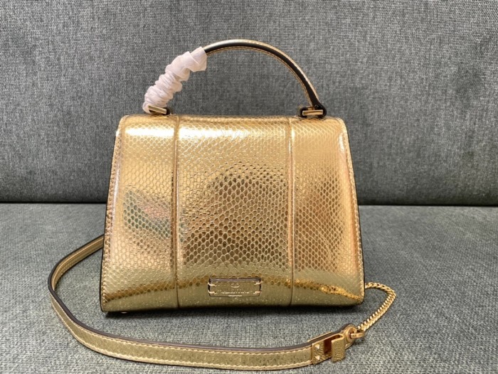 Vsling Smal Snakeskin HandBag“22*16*9CM”-008=
