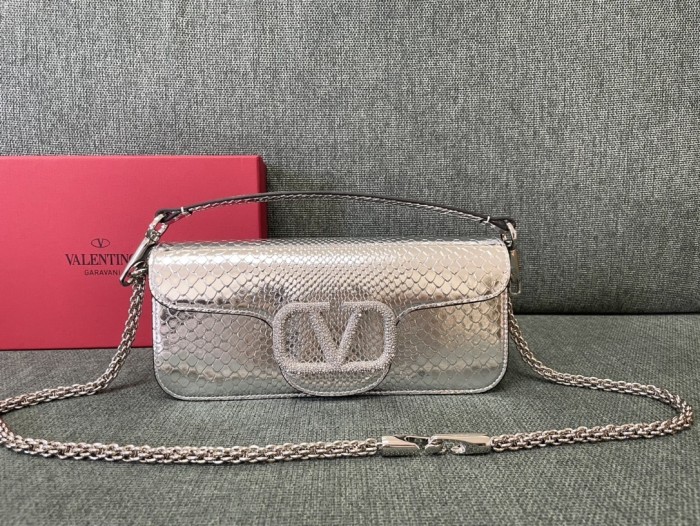 LOCò Shoulder Bag In Snake Leather“27*13*6CM”-008=