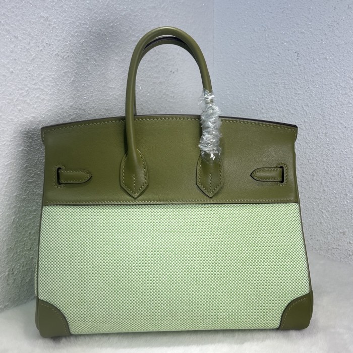 Birkin 25 Swift-Canvas“25*20*13CM”-0131=