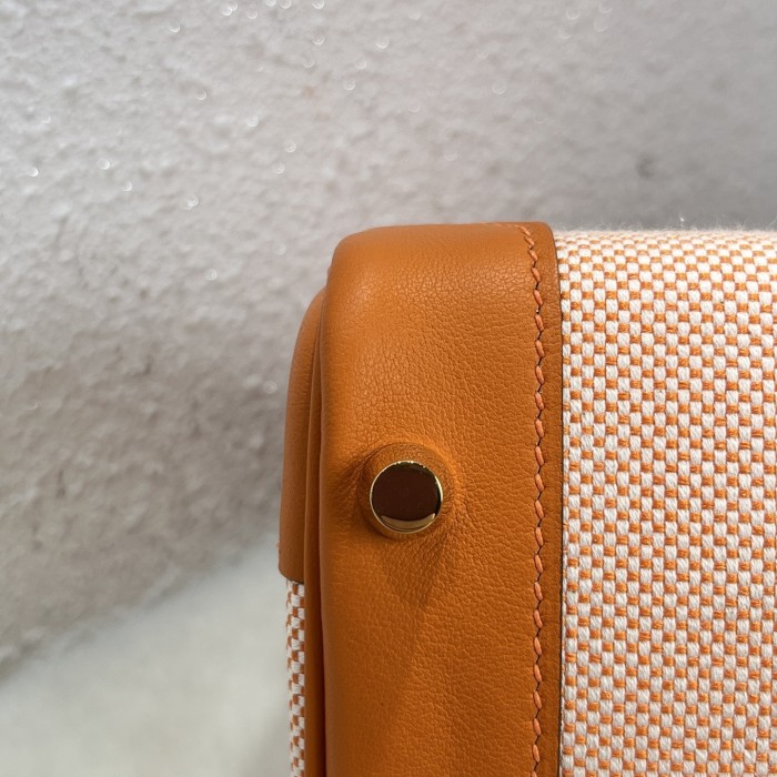 Birkin 25 Swift-Canvas“25*20*13CM”-0131=