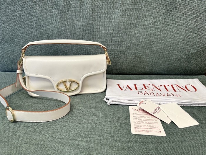 Vlogo 1960 Nappa Leather Shoulder Bag“26*13*9CM”-008=