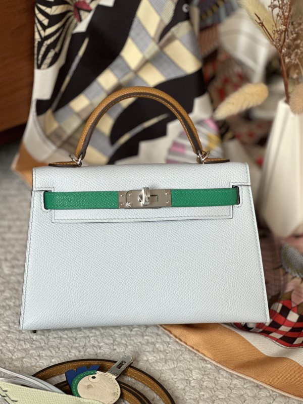 Mini Kelly Sellier Chevre 20“20*12*6CM”-0041=