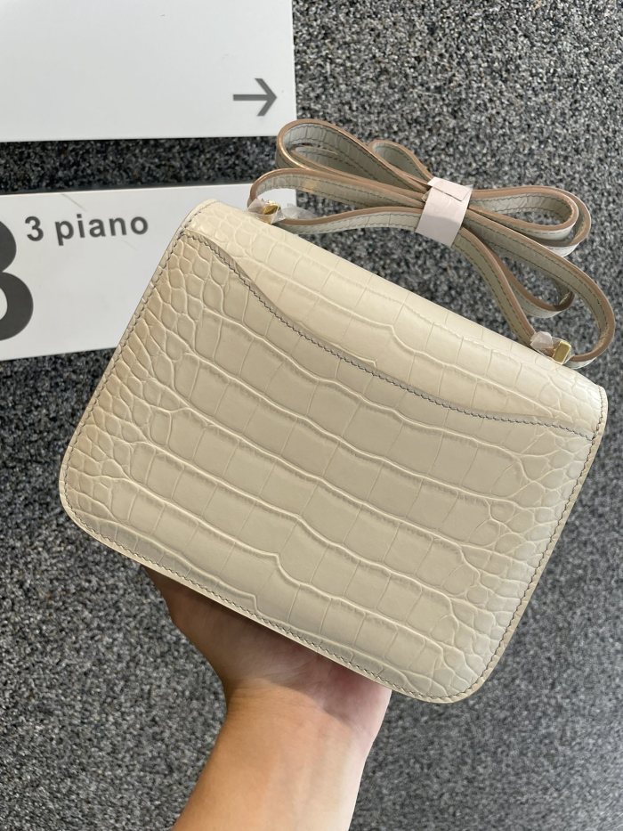 Constance Matte Crocodile 18“18*14*5CM”-0641=