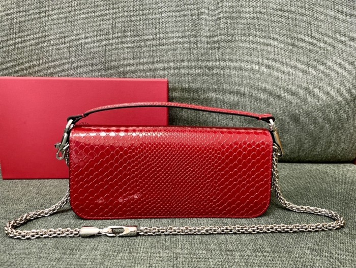 LOCò Shoulder Bag In Snake Leather“27*13*6CM”-008=