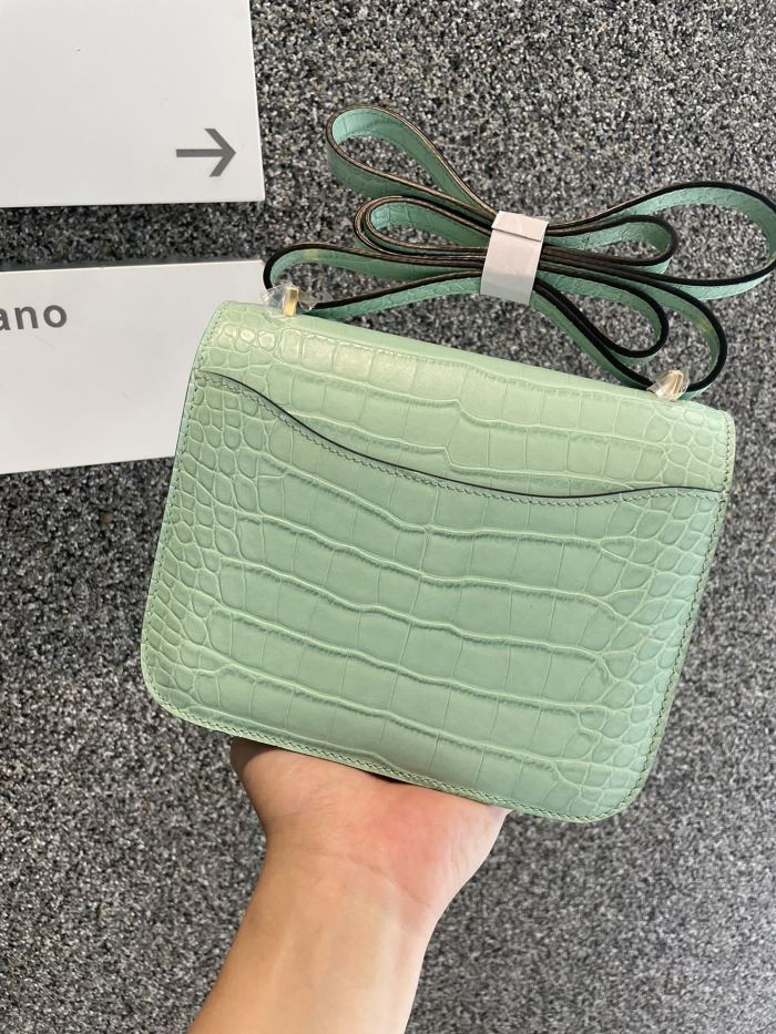 Constance Matte Crocodile 18“18*14*5CM”-0641=