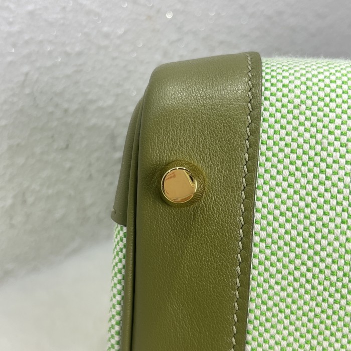 Birkin 25 Swift-Canvas“25*20*13CM”-0131=