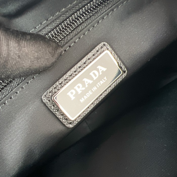 Re-Nylon And Saffiano Shoulder Bag“28*17.5*10CM”-087=