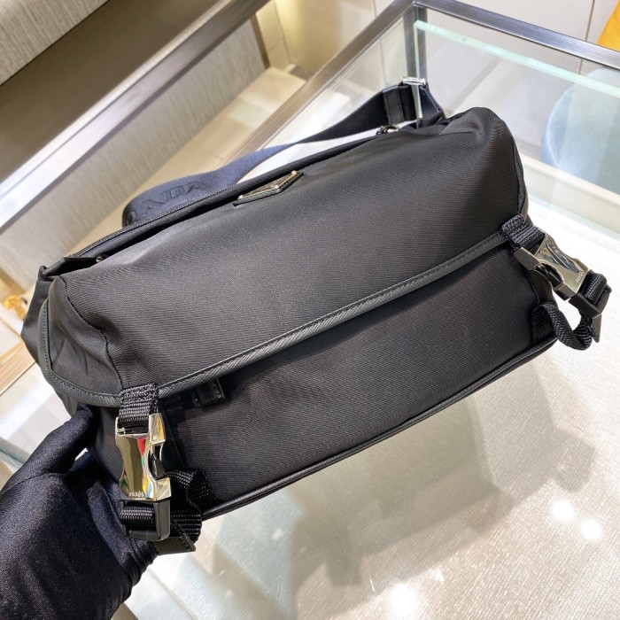 Re-Nylon Shoulder Bag“27*15.5*14CM”-088=