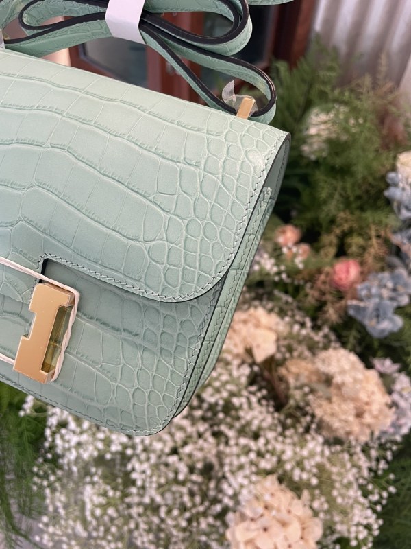 Constance Matte Crocodile 18“18*14*5CM”-0641=