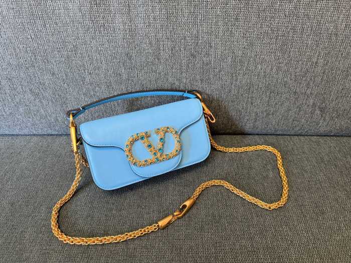 LOCò Leather Shoulder Bag“20*11*5CM”-057=