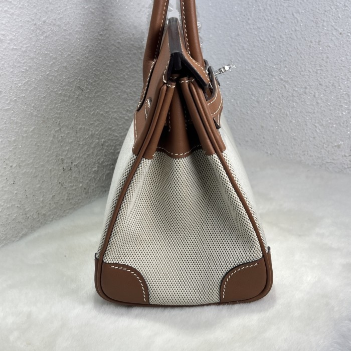 Birkin 25 Swift-Canvas“25*20*13CM”-0131=