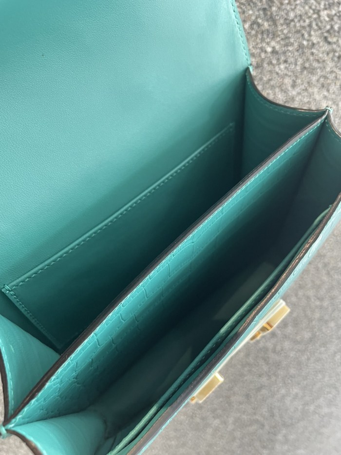 Constance Matte Crocodile 18“18*14*5CM”-0641=