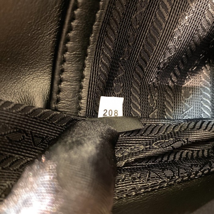Brique Saffiano Leather bag“22*16*6CM”-089=