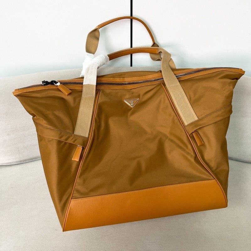 Re-Nylon And Leather Duffel Bag“45.5*40*24CM”-0811=
