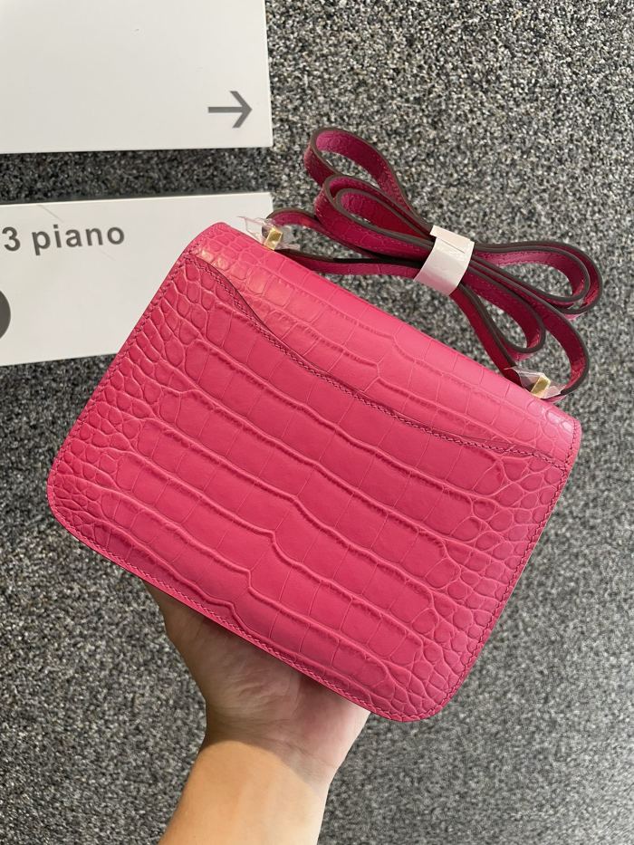 Constance Matte Crocodile 18“18*14*5CM”-0641=