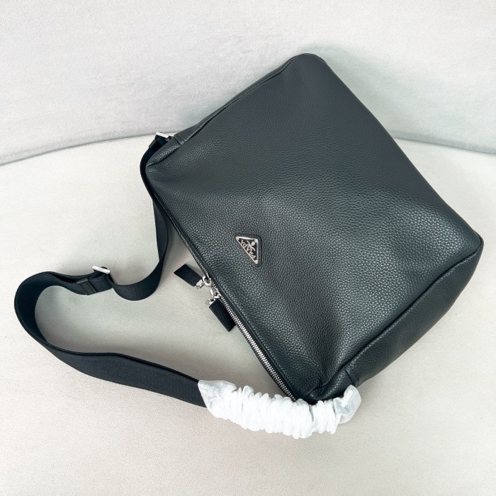 Saffiano Leather Shoulder Bag“31.5*25*14CM”-0801=