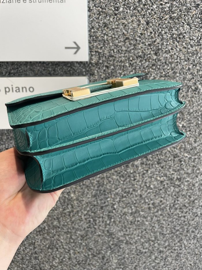 Constance Matte Crocodile 18“18*14*5CM”-0641=