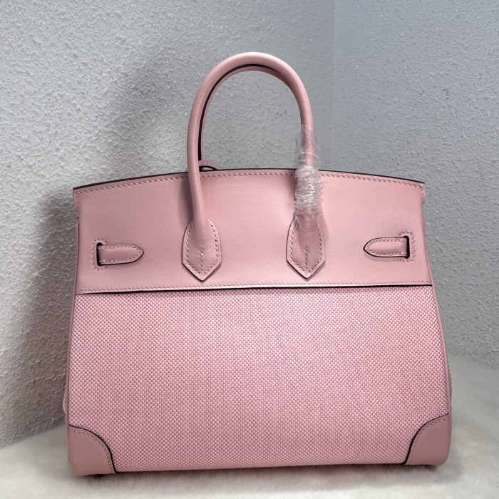 Birkin 25 Swift-Canvas“25*20*13CM”-0131=