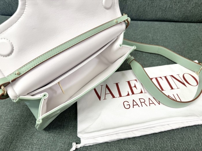 Vlogo 1960 Nappa Leather Shoulder Bag“26*13*9CM”-008=