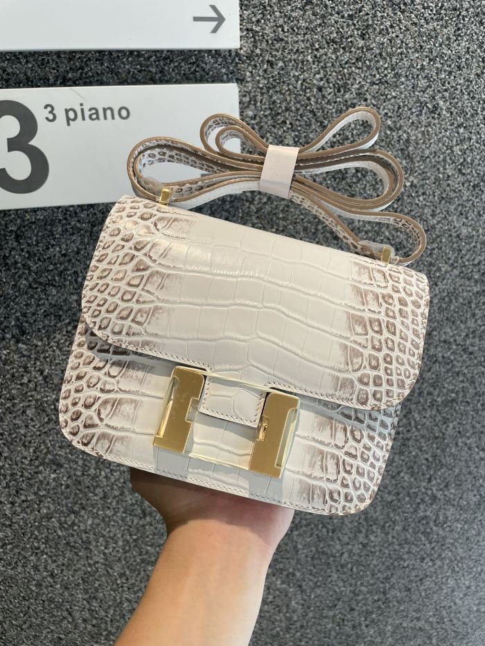 Constance Matte Crocodile 18“18*14*5CM”-0641=