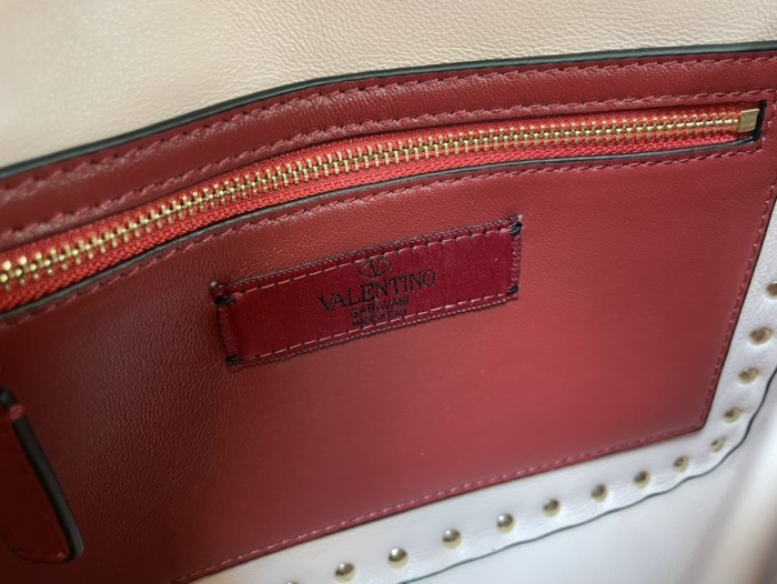 Rockstud Spike Shoulder Bag“24*16*6.5CM”-057=